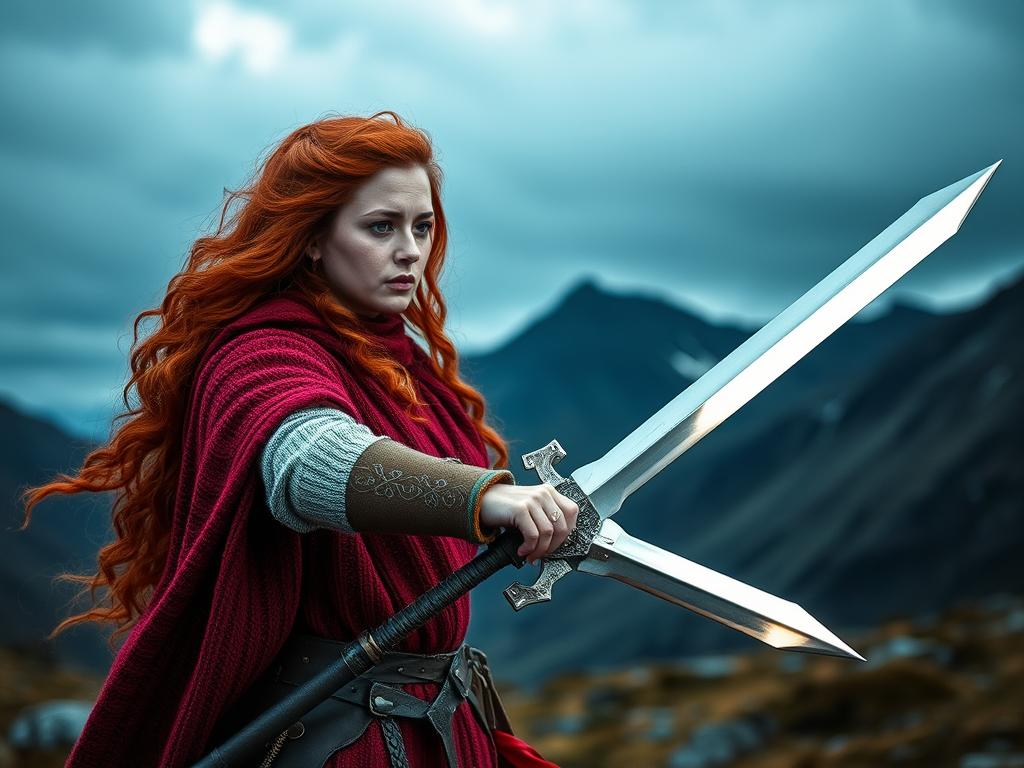 **La Guerrera De Las Montañas McNicol La Leyenda De Las Tierras Altas De Escocia** En Una época