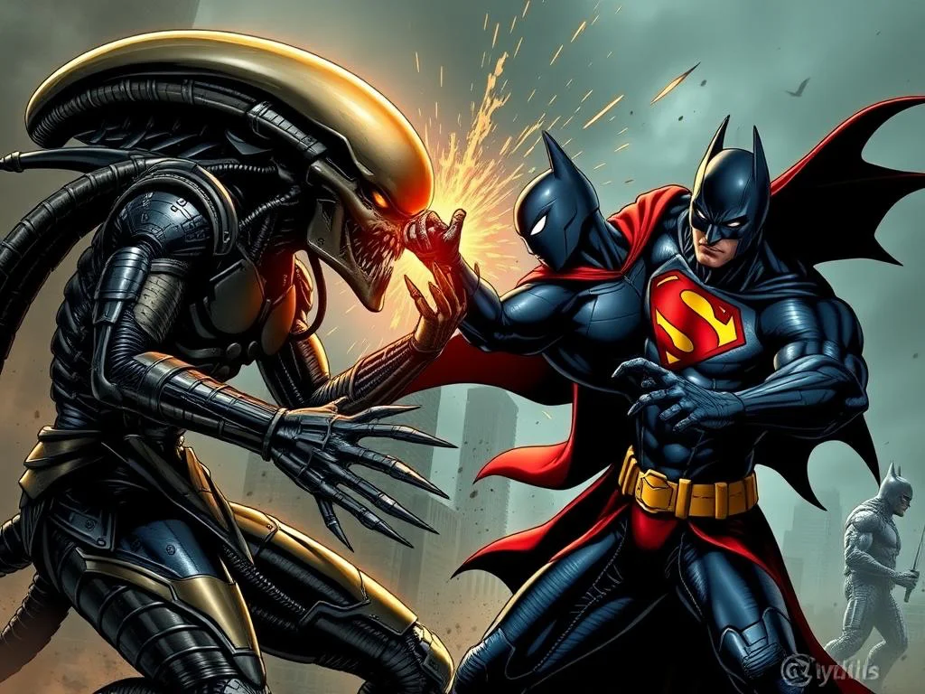 Predator Vs Batman