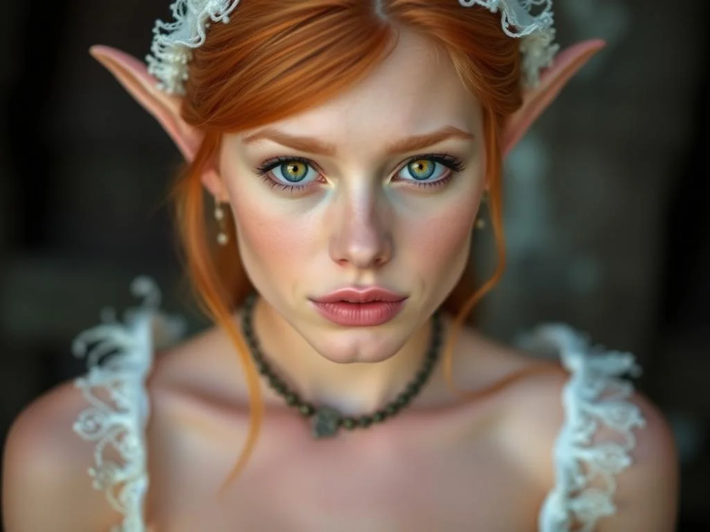 Pretty Beauty Lovely Decollete Top Young Girl Cute Face