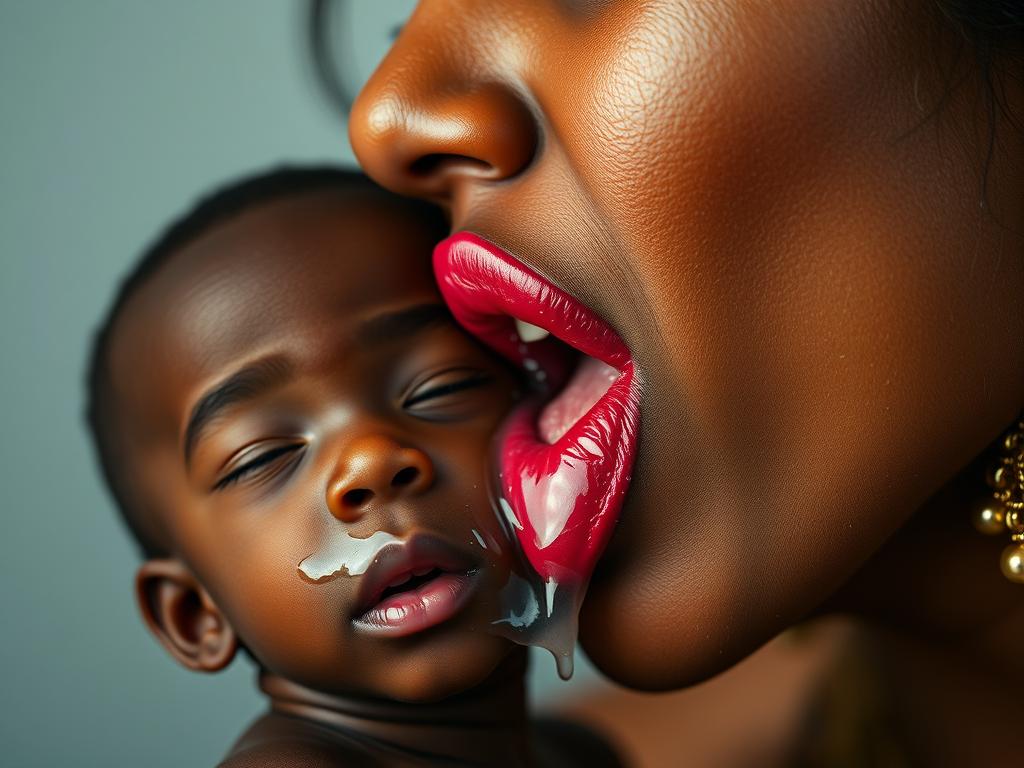 A Mature Caucasian Woman In Ecstasy While Eating An Ice Cream Cone