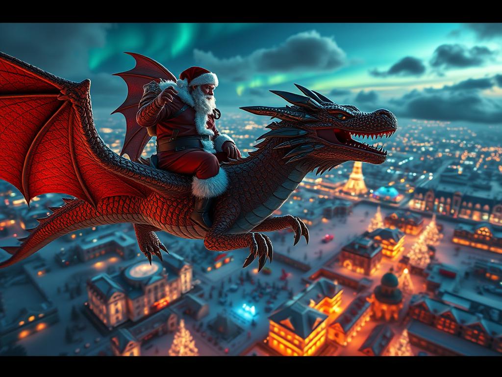 A Hyper-realistic Dragon Standing Majestically In A French Comic-style Enchanted Forest The Dragon Has