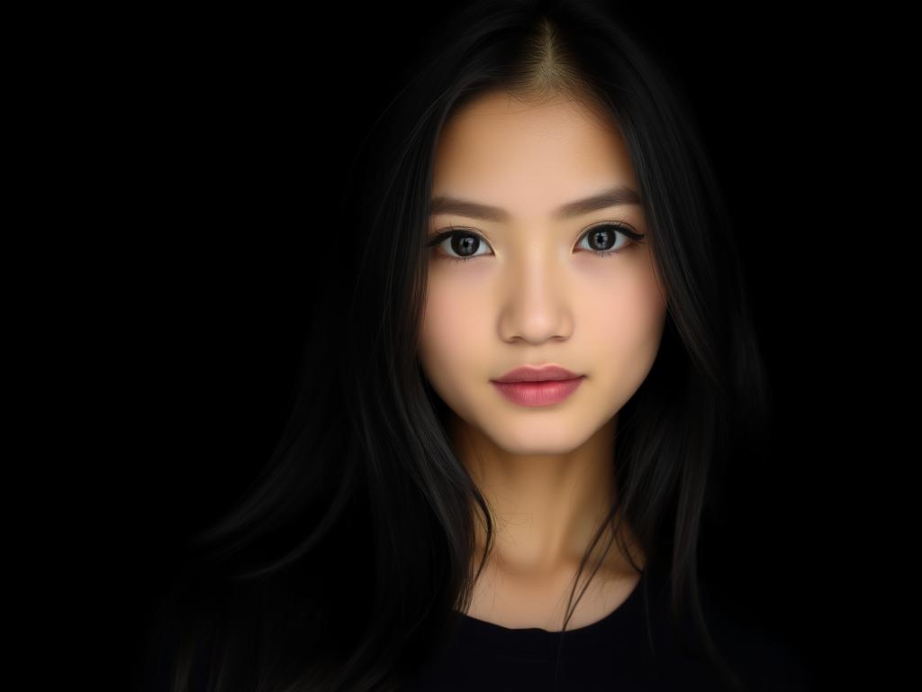 A Cartoon-style Illustration Of A Young Girl With Brown Eyes And Long Light Brown Hair Wearing Short