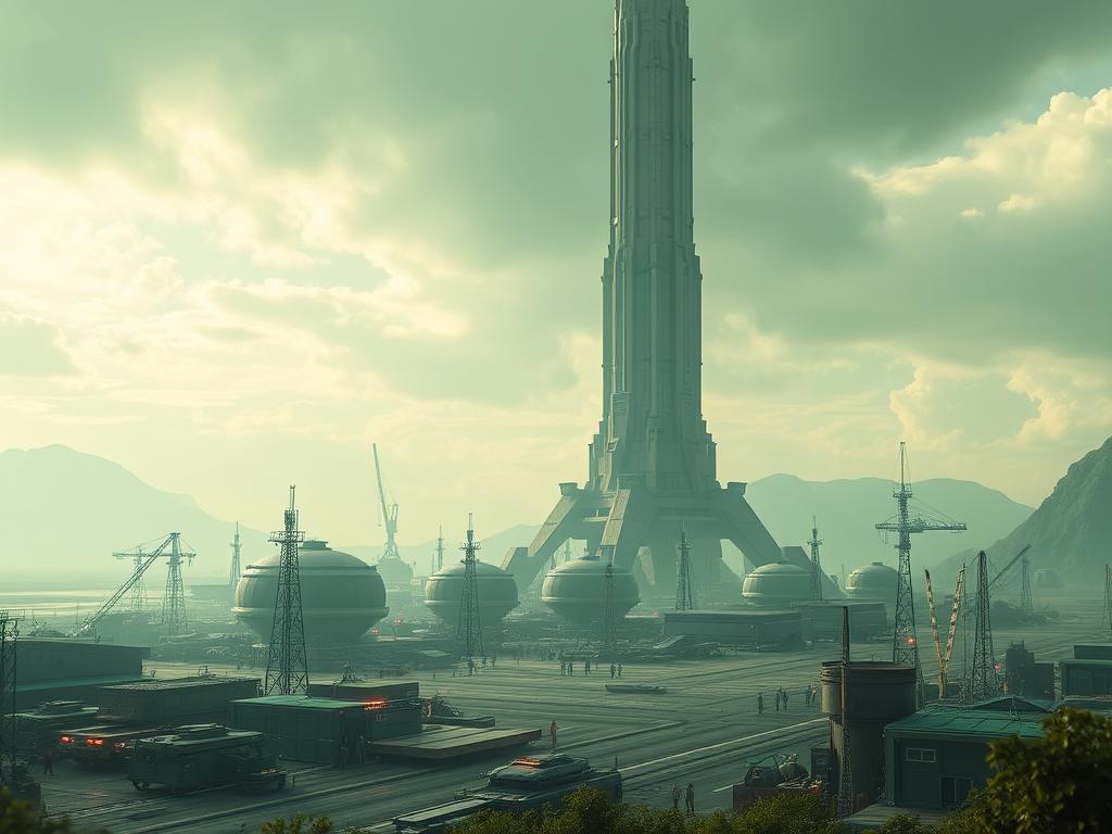 A Futuristic Skyscraper In Tokyo At Sunset With A Sleek Modern Aesthetic At Least 50 Floors Primarily