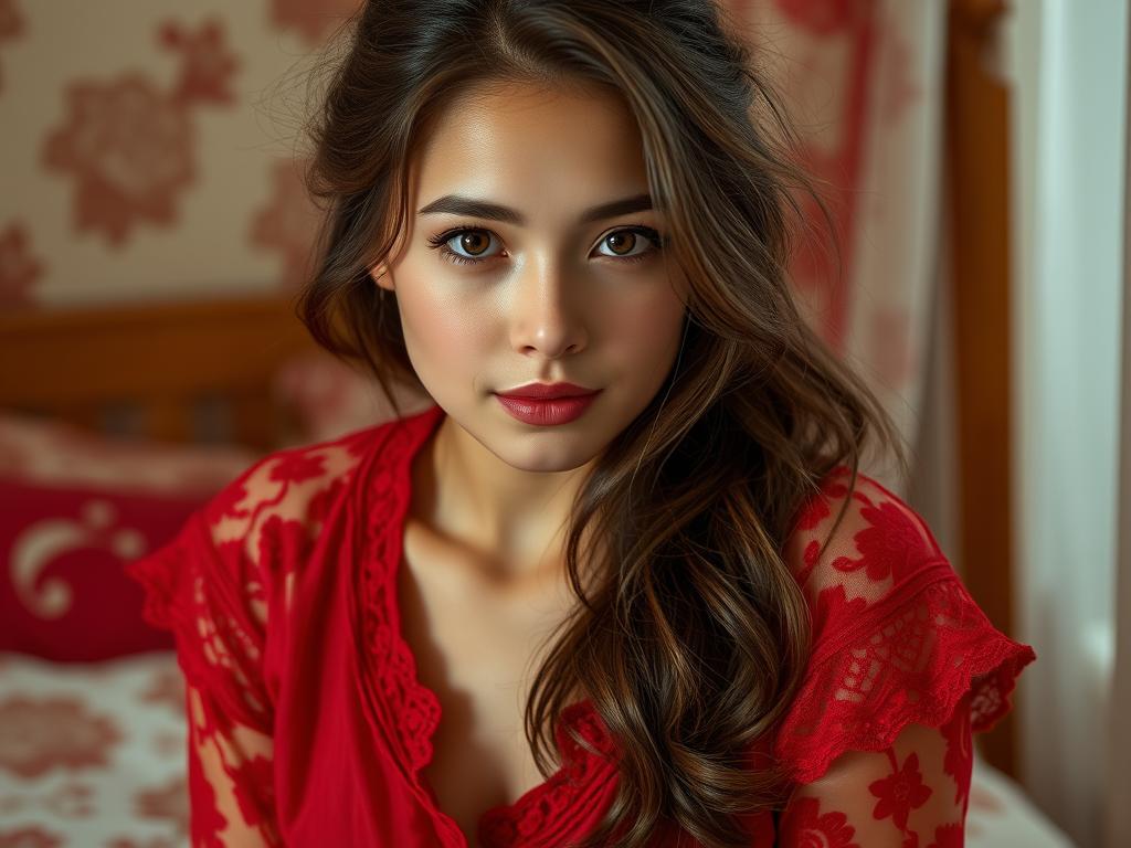 Beautiful Girl In Portrait 916 Ratio