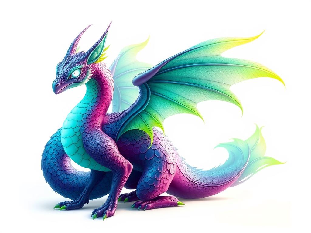 A Dragon Flying On The Sky Epic Realistic Movie Still