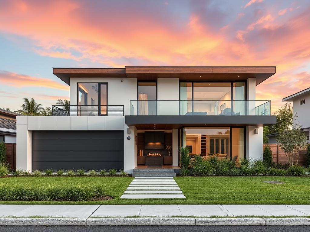 A Futuristic Technical Factory Site Where Sleek Eco-friendly Architecture Merges Seamlessly With Lush