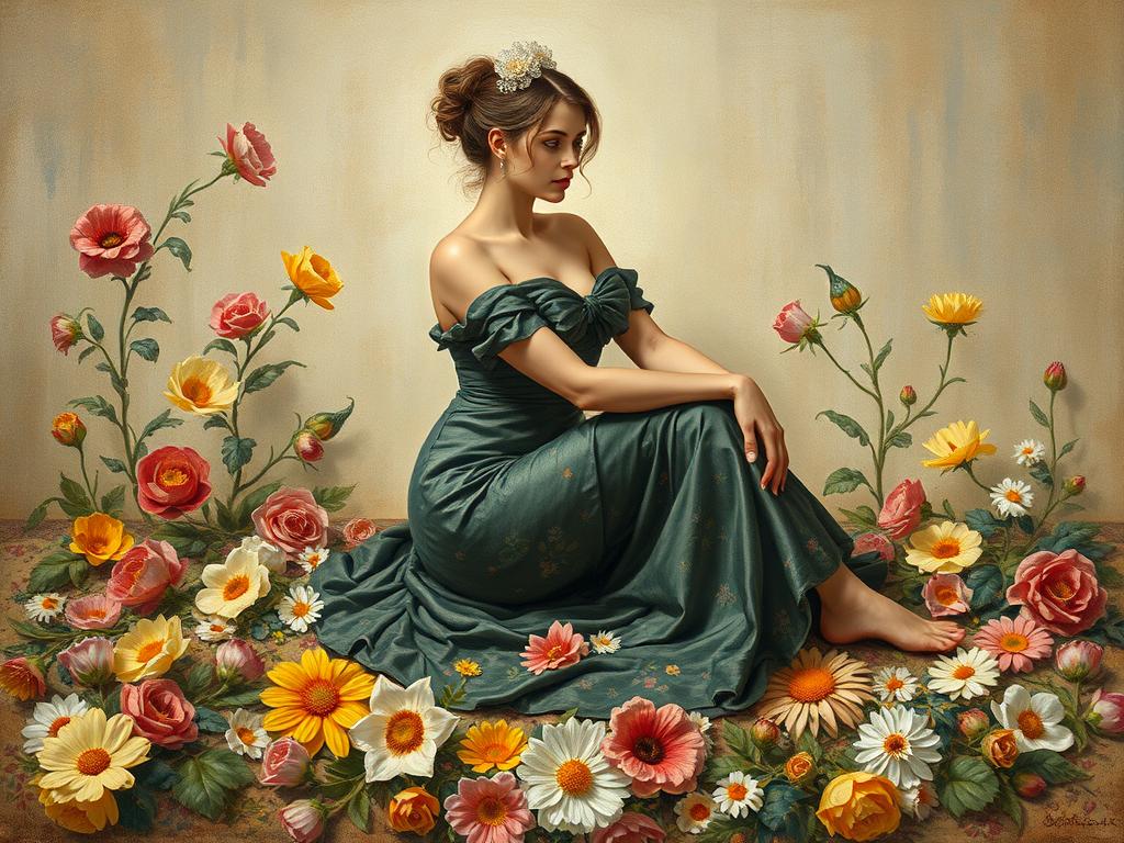 Athletic Indian Woman In Yoga Paints