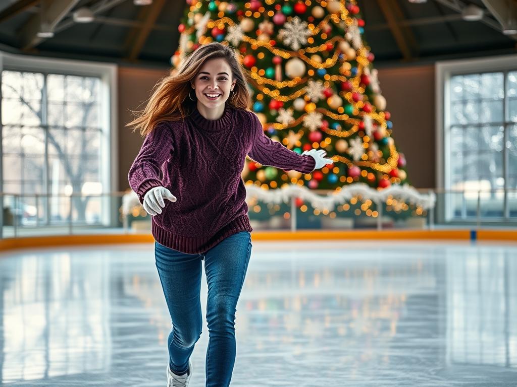 Young Woman Spread Her Legs