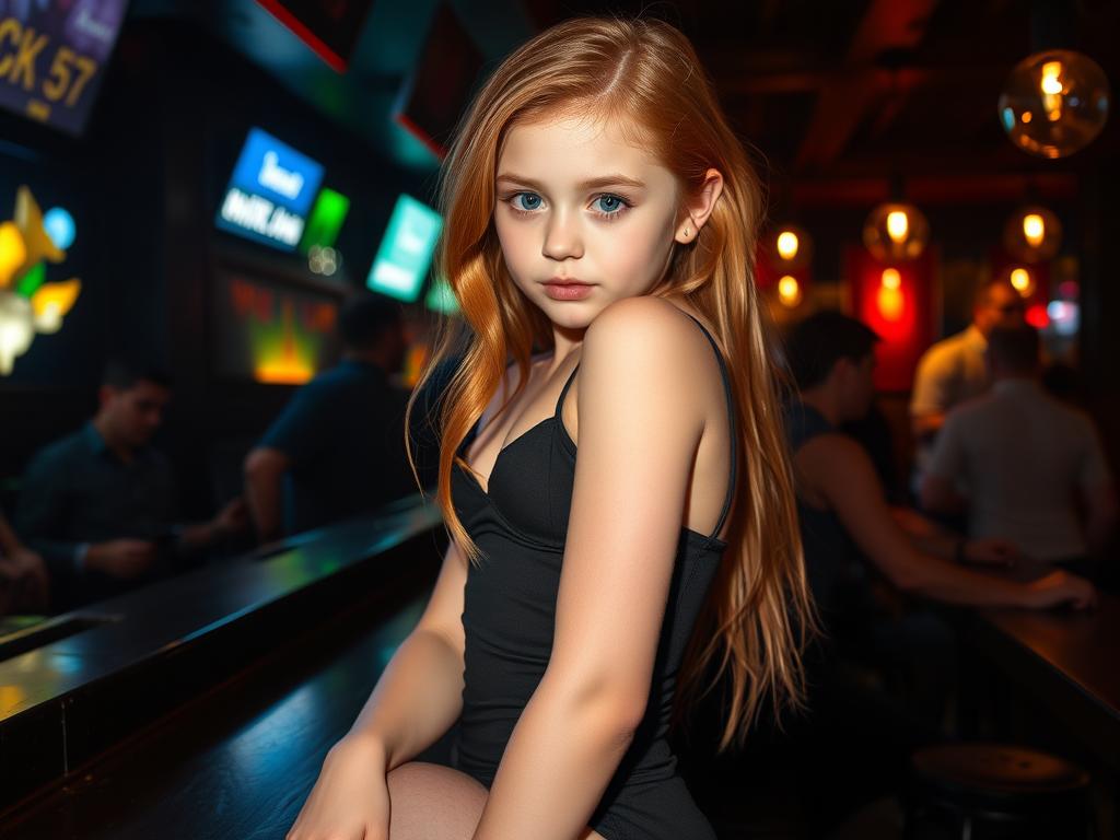 Beautiful Brazilian Long Hair Straight Big Body With Curves Breasts And Big Ass Sitting On A Concrete