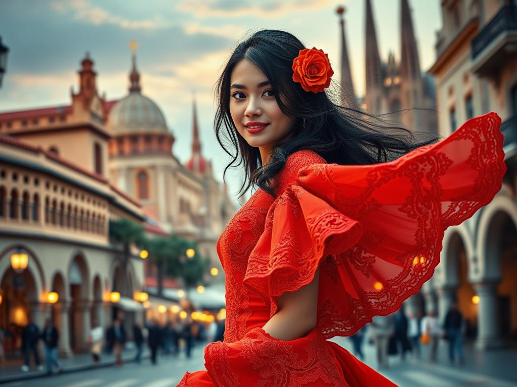 A Beautiful Woman Standing On Top Of A Newspaper The Woman Is Tiny And Dressed Like A Reporter
