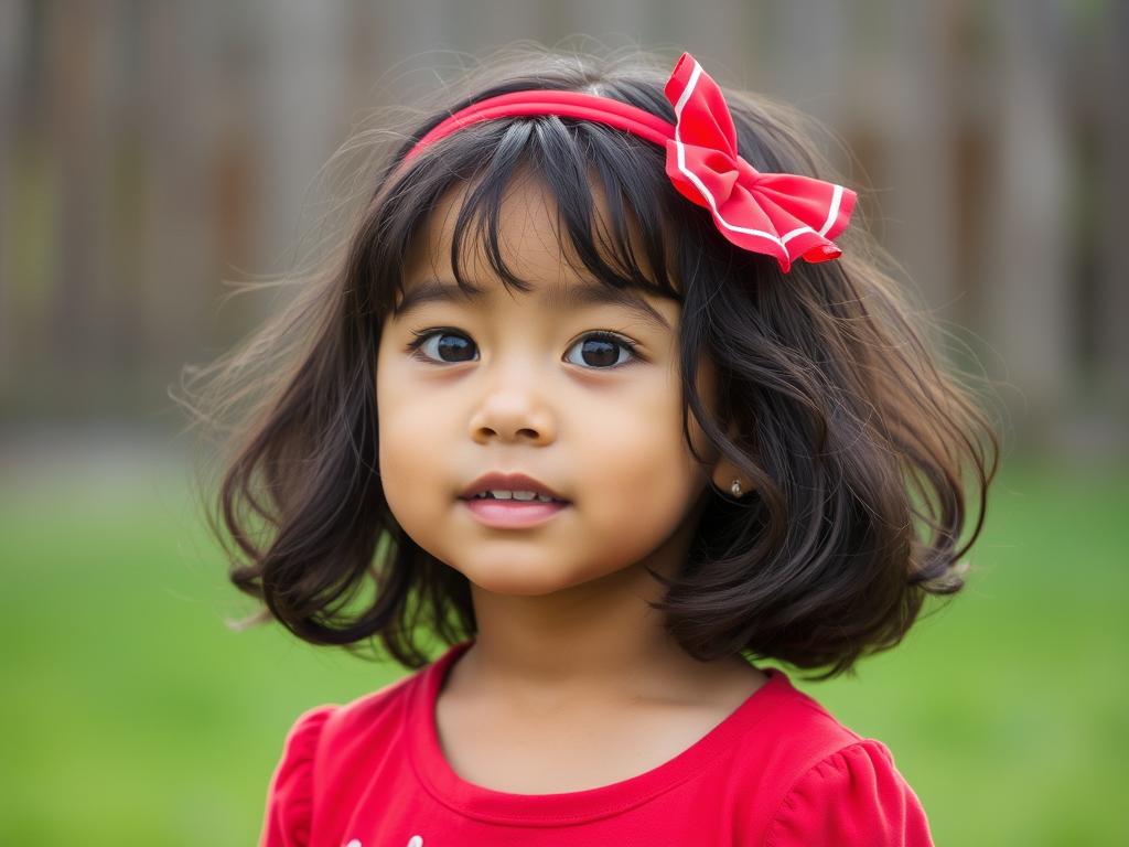Little Girl Doing Some Tongue Action