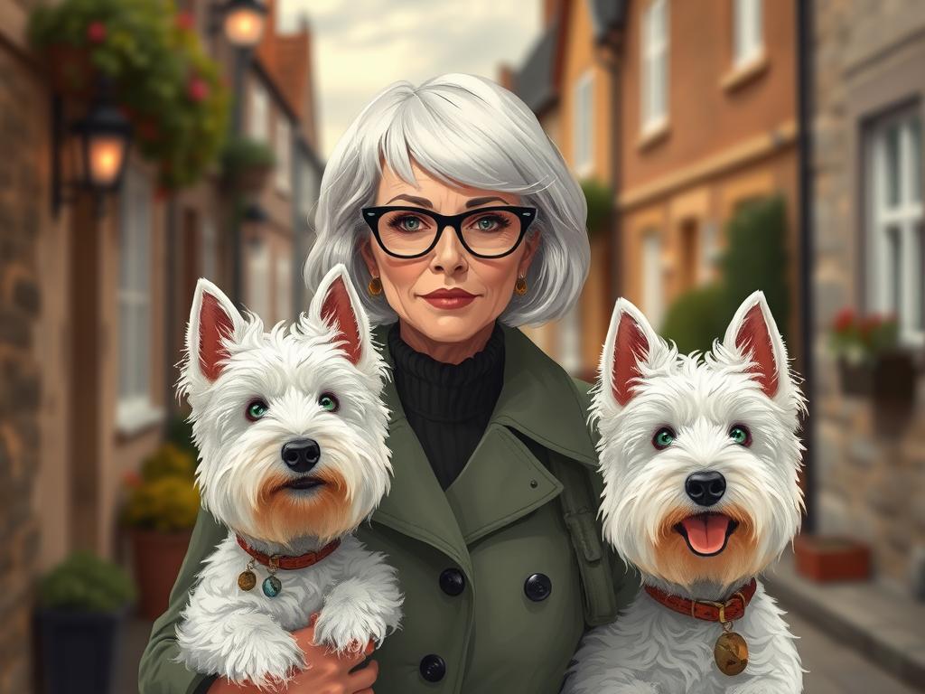 Create A Digital Illustration Of A Contemplative Character With Disheveled Jet-black Hair And Round
