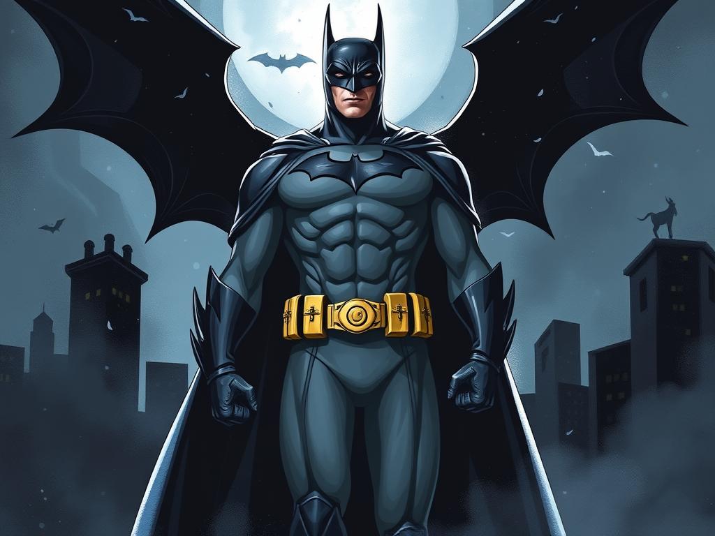 Batman Riding Harley Quins Bicycle